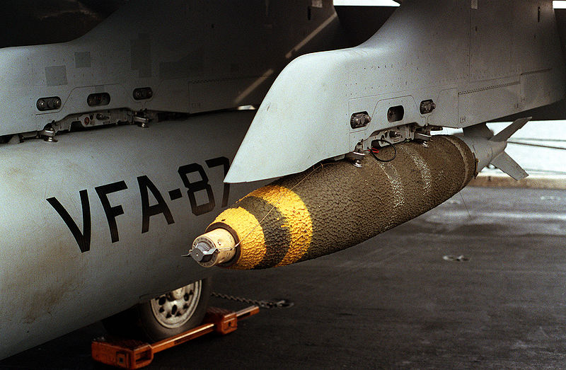 A Mk 82 227 kg (500 lbs) general-purpose bomb, Public Domain