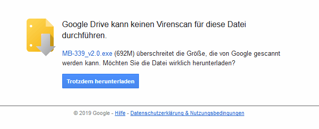 Warnmeldung, Bild von Brodo, Gemeinfrei